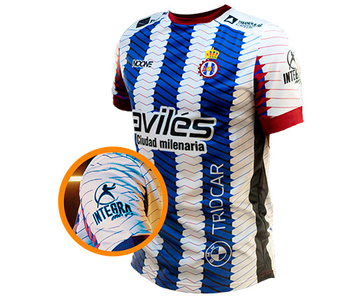 Consigue gratis la camiseta del Real Avilés Industrial 25-26 | La 1ª equipación o la 2ª con Integra Energía